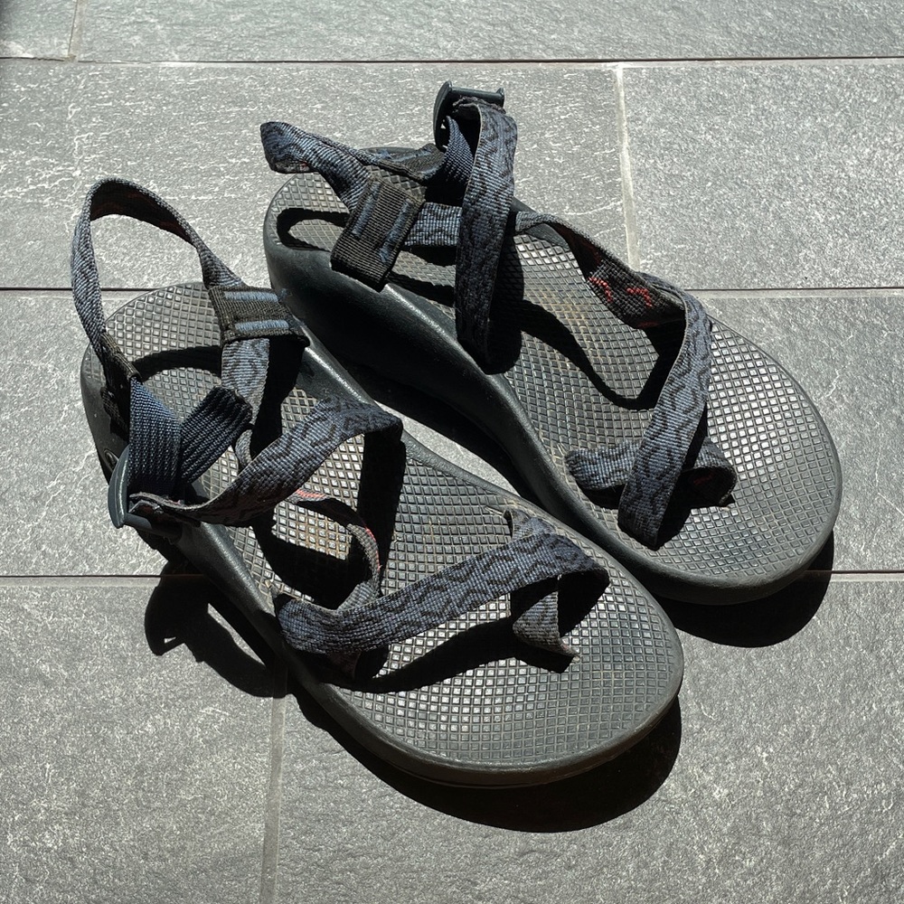 Chaco Black & Blue Men's Strappy Sport Sandals